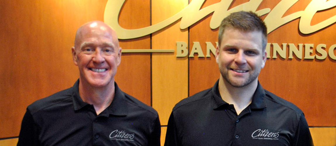 Lowell and Kyle, lenders in our Lakeville branch